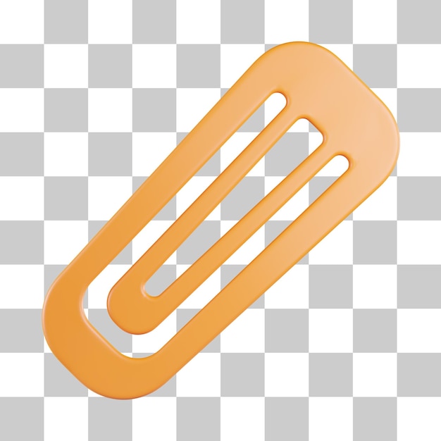 Haarclip 3D Pictogram