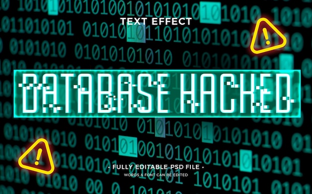 PSD hacker text effect