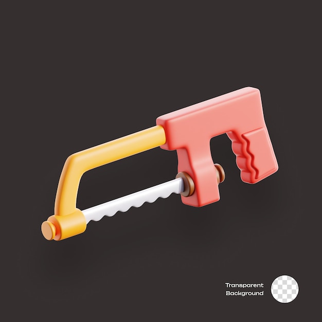 PSD hacksaw handyman 3d icons