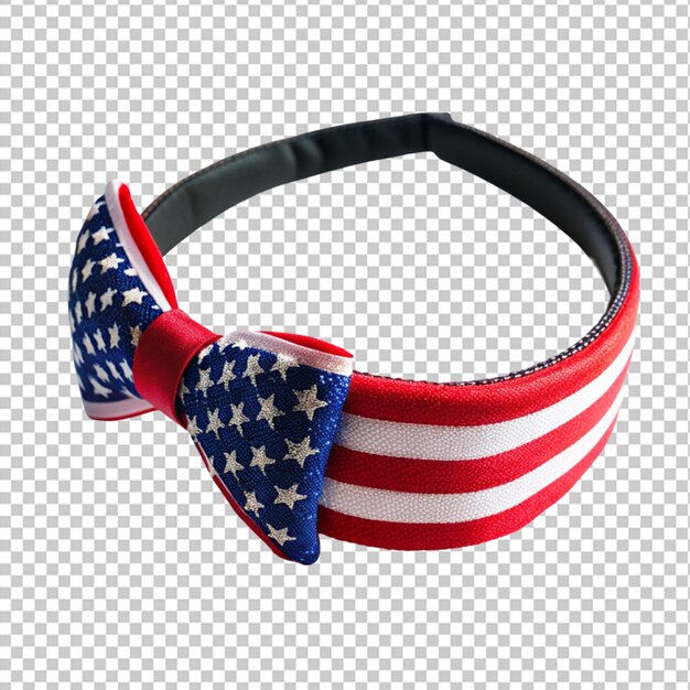 PSD hair band with american flag