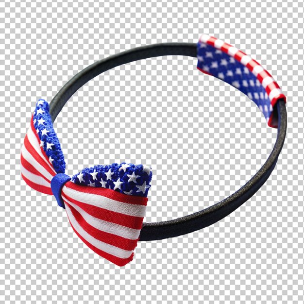 PSD hair band with american flag