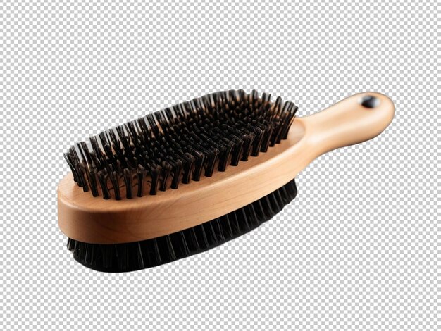 Hair brush on transparent background