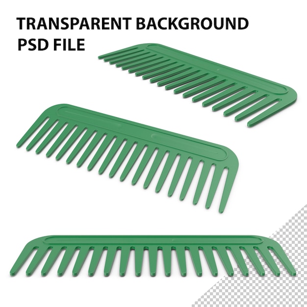 PSD hair comb png