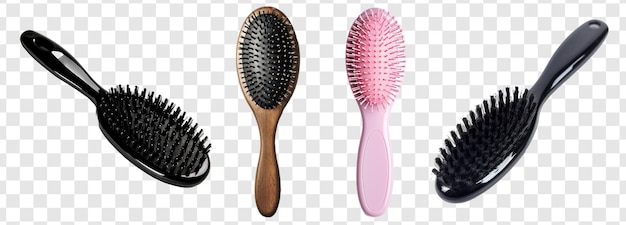 Hairbrush isolated on transparency background psd