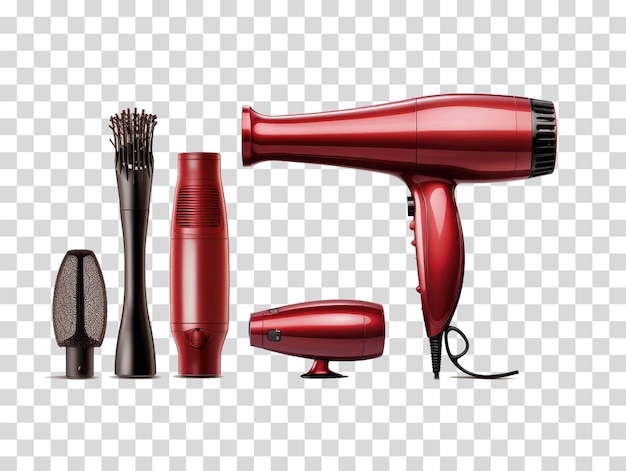 Hairdrier on transparent background vector illustration