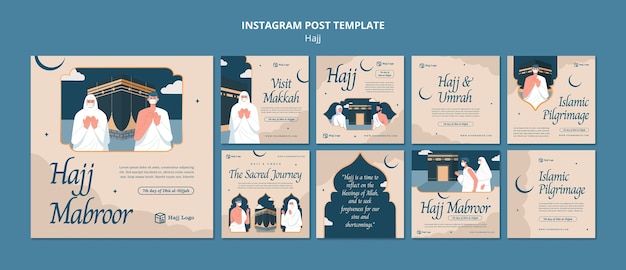 Post di instagram della stagione dell'hajj