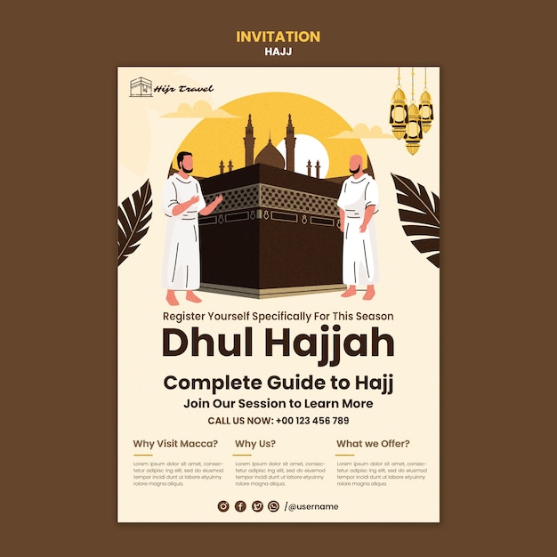 PSD hajj template design