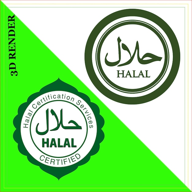 PSD halal logo food halal logo cdrtextsignblackislam