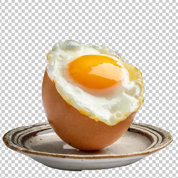 Half fry egg