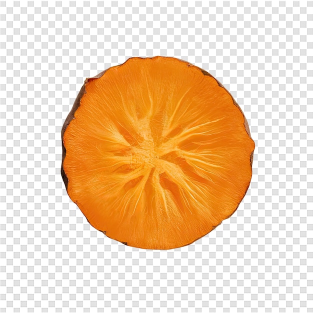 PSD a half of a orange that is cut in half