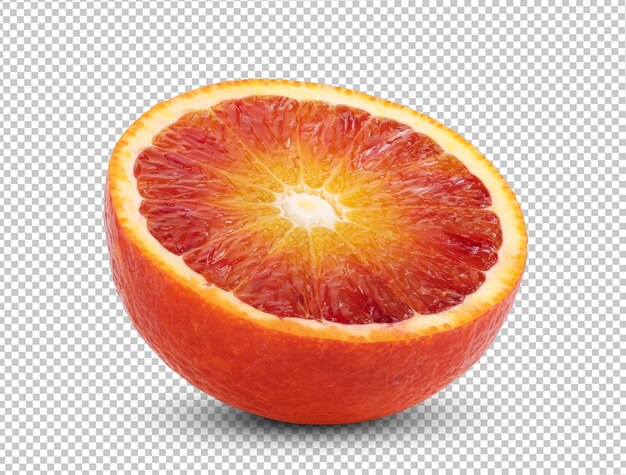 PSD half red blood orange on alpha layer