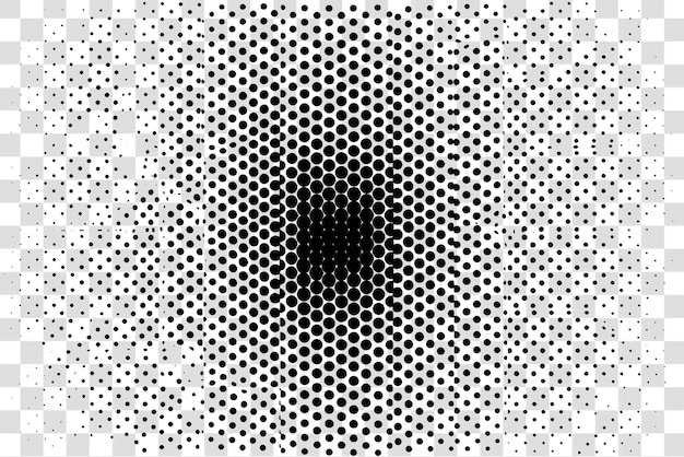Halftone element png overlay effect doorzichtige achtergrond