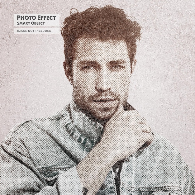 Halftone Photo Effect