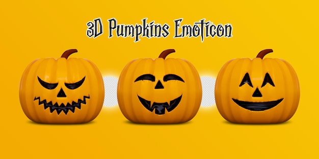 Icone di halloween 3d