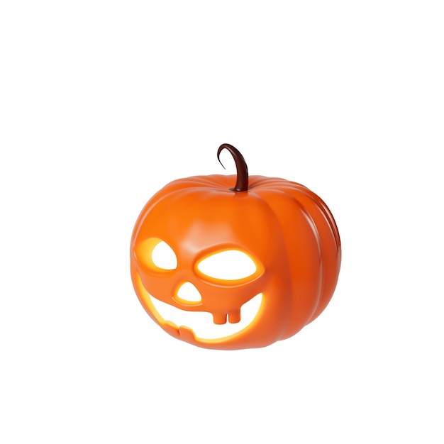 PSD halloween 3d illustration