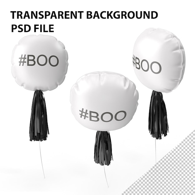 Halloween boo-ballon png