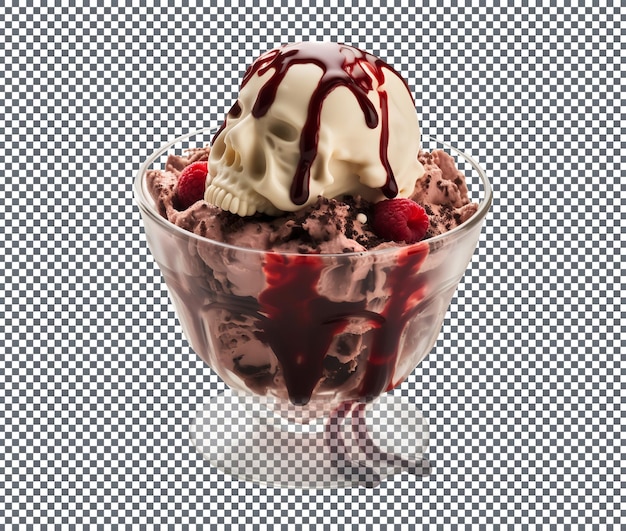 Halloween Brain isolated on transparent background