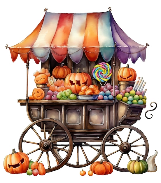 PSD halloween candy collection