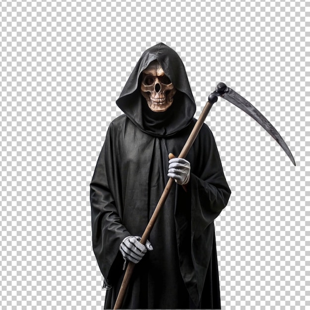 PSD personaggio di halloween grim reaper illustrazione