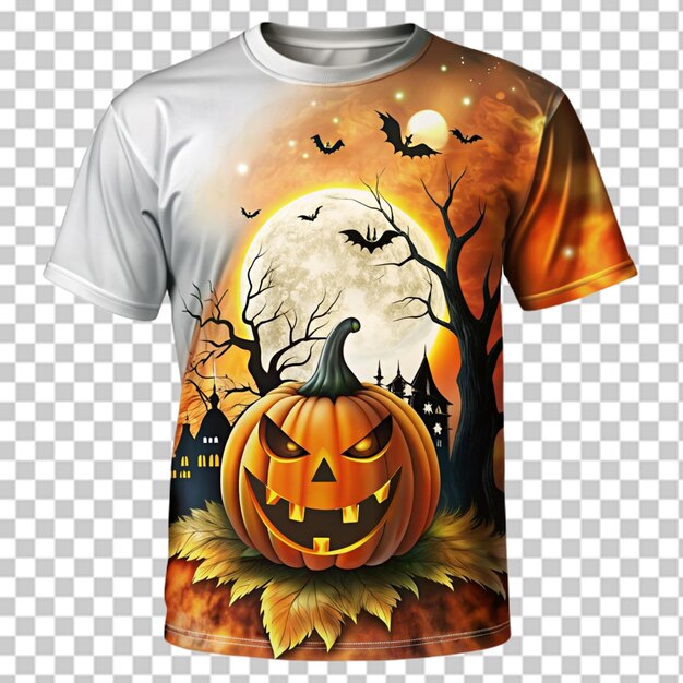 PSD ハロウィーンデザインのtシャツ