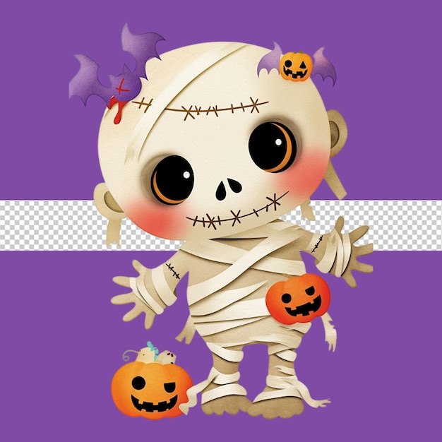 Halloween duch kreskówki ilustracja png