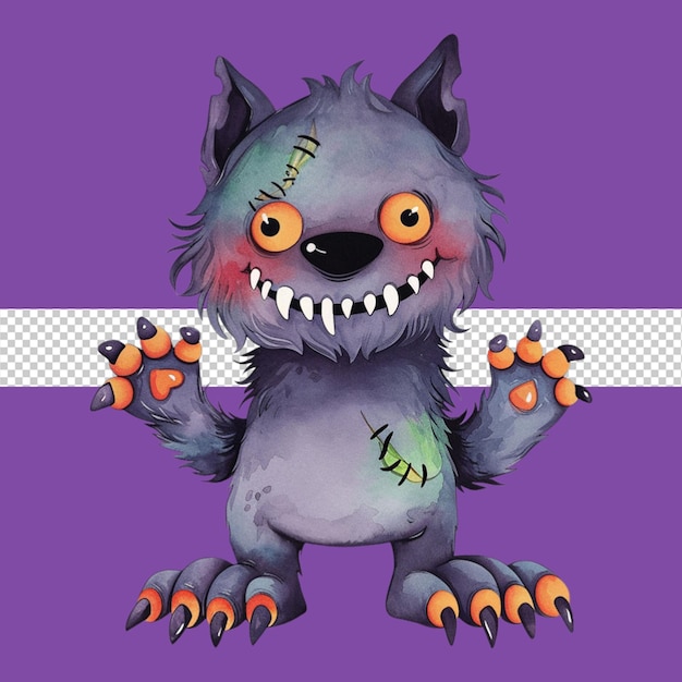 Halloween duch kreskówki ilustracja png