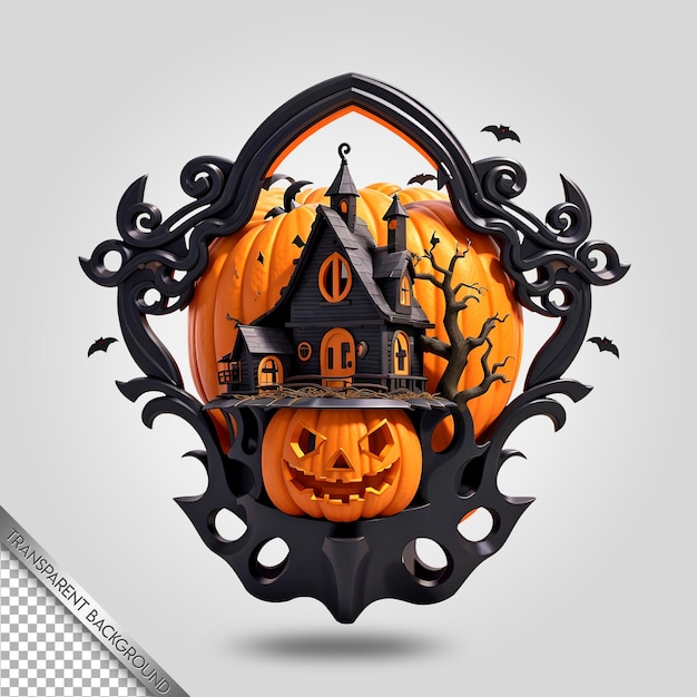 Halloween elements transparent background