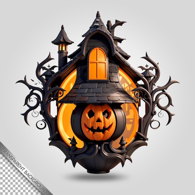 Halloween elements transparent background