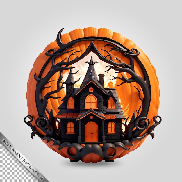 ハロウィーン エレメント 透明な背景
