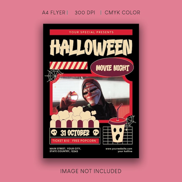 Halloween filmfeest Flyer