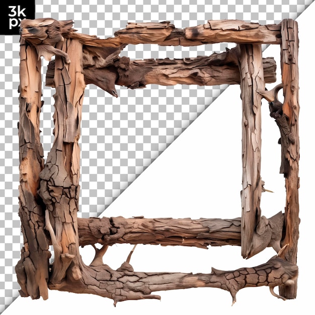 PSD halloween frame isolated on transparent background