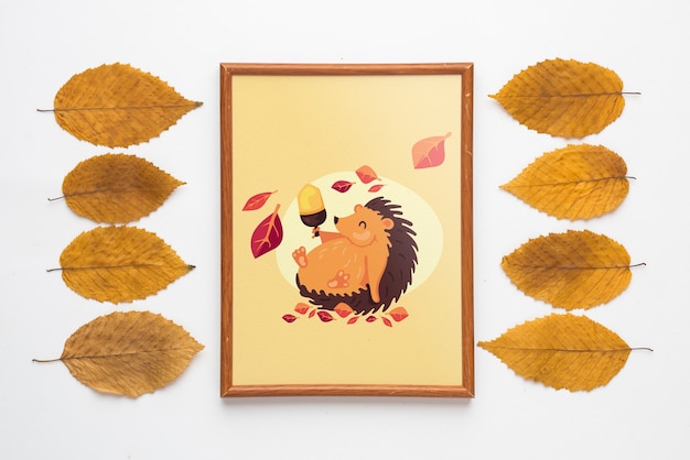 PSD halloween frame mockup