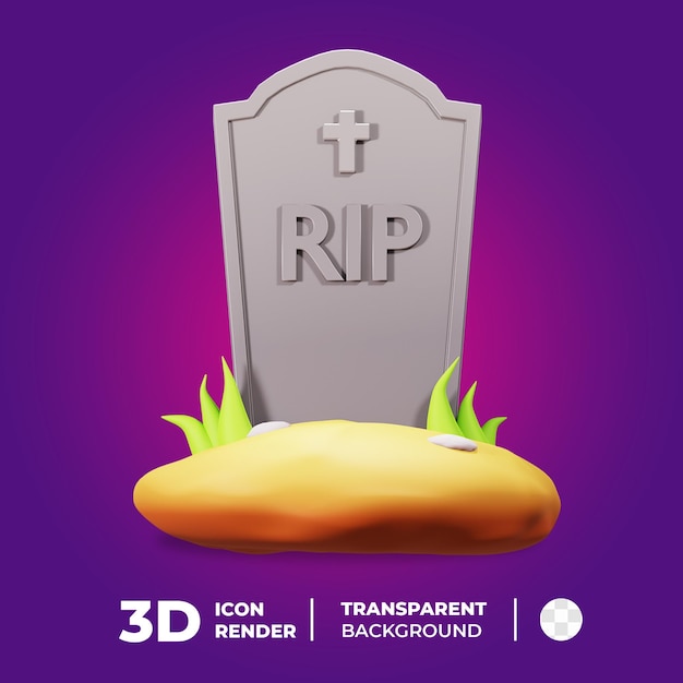 PSD halloween icon grave