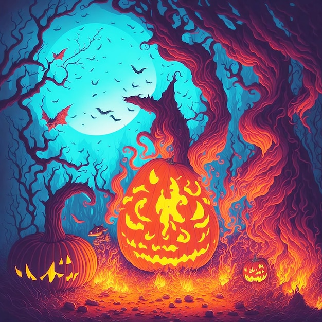 Halloween illustration