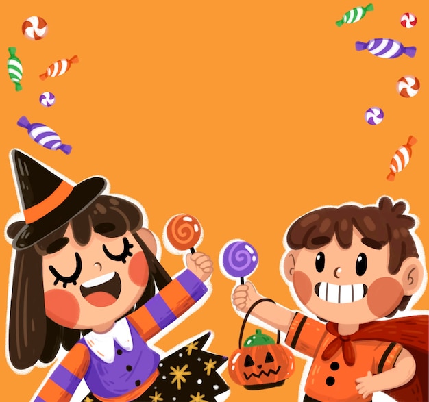 PSD halloween kids