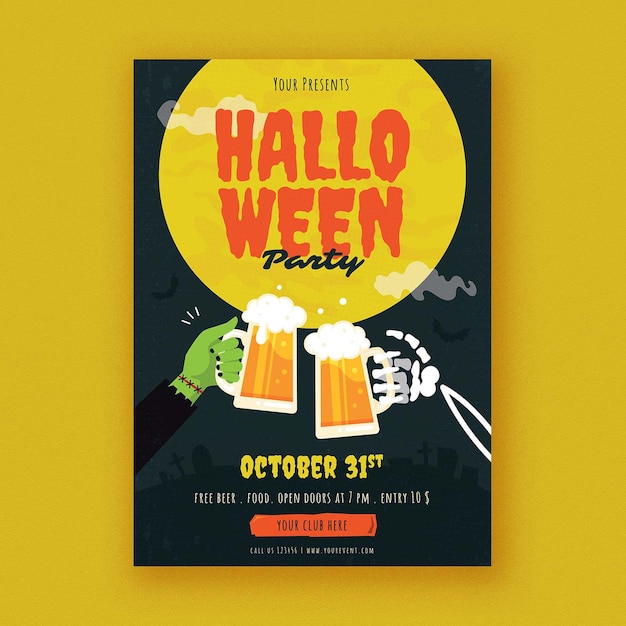 Halloween Party Flyer Event