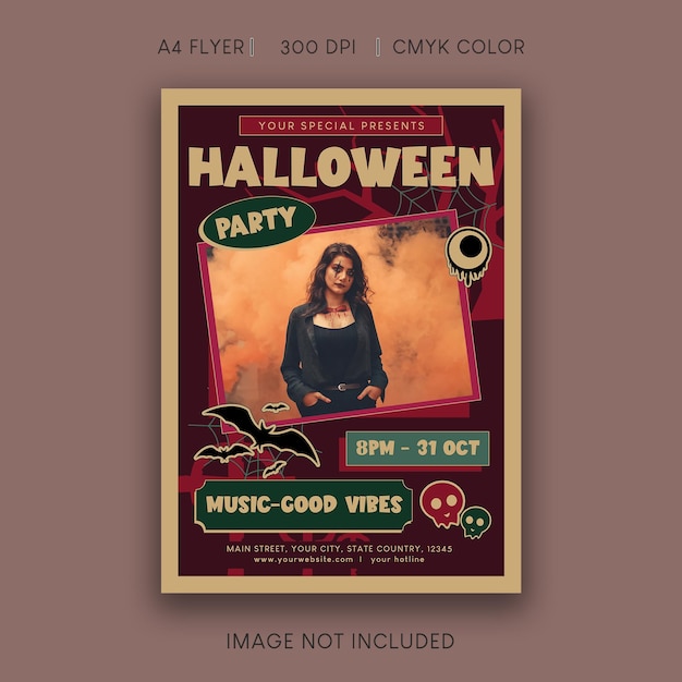 Halloween party flyer