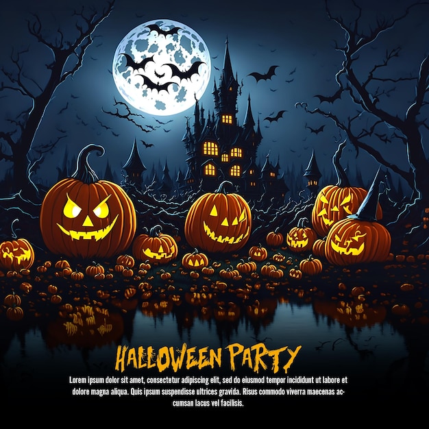 Halloween Party Instagram Post
