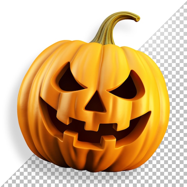 Halloween pumpkin in 3d