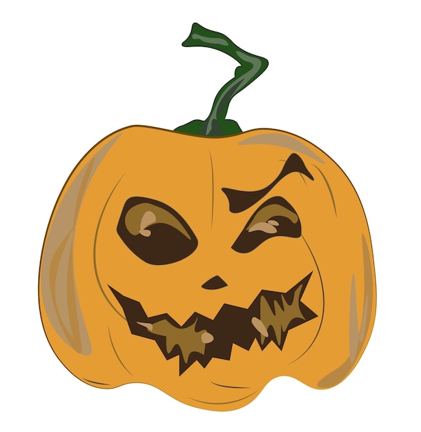 PSD clipart della zucca di halloween