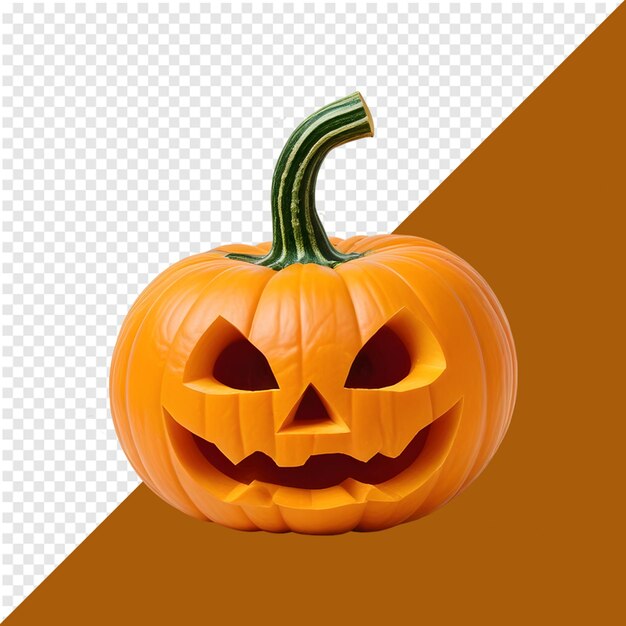 Halloween Pumpkin isolated on transparent background Pumpkin isolated on transparent background