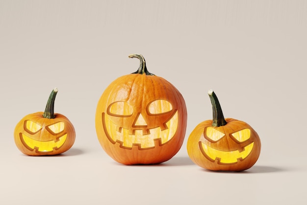 Halloween Pumpkin JackOlantern Mockups