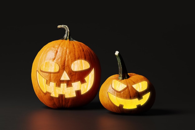 Halloween Pumpkin JackOlantern Mockups