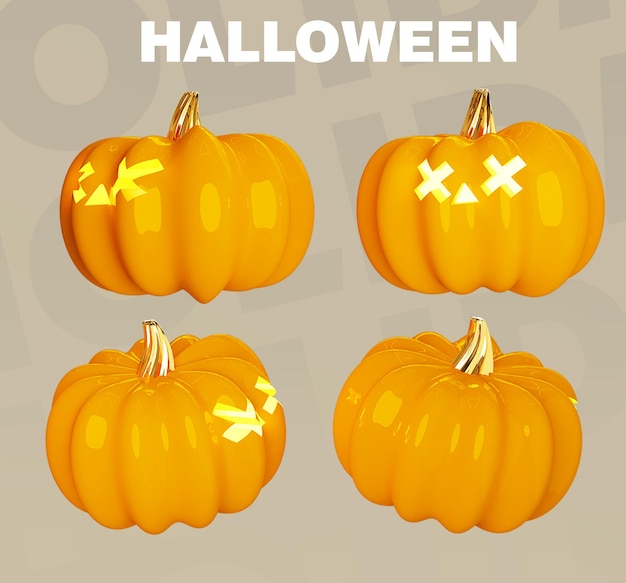 PSD halloween pumpkin new style 2023