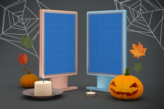 Halloween-reclamebord