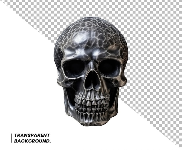 PSD Хэллоуин череп прозрачный фон