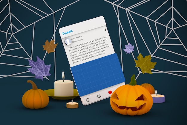 Halloween social media