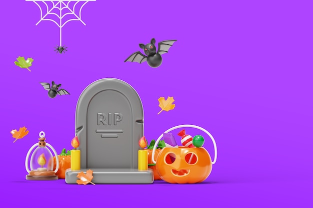 PSD halloween still life background