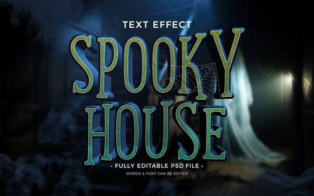 PSD halloween text effect