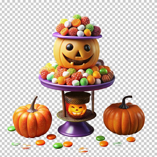 PSD tenitore di dolcetti per halloween